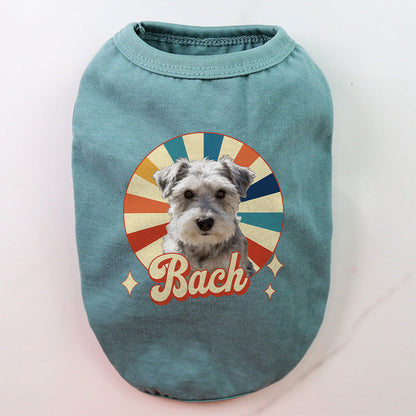 Personalized Funny Face Photo Pet Shirt | inCloth66
