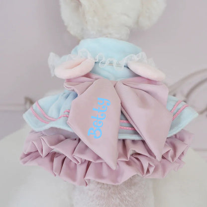 Personalized Name Pet Bowknot Dress | inPet27