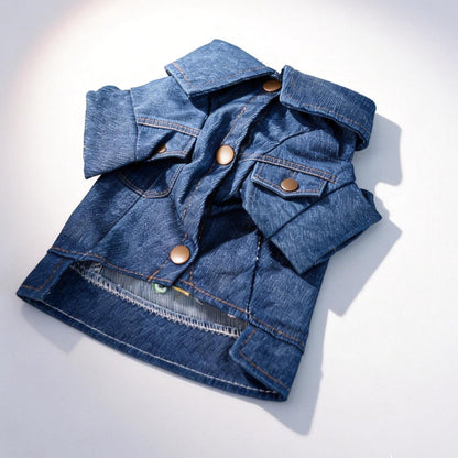 Personalized Embroidered Name Pet Birthday Denim Jacket  | inCloth68